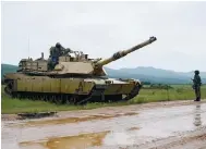  ?? Photo: AFP ?? After the loss of five of 31 Abrams M1A1 battle tanks supplied by the US to Ukraine, the tactics for their use will be reset.