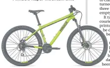  ??  ?? Pinnacle Kapur mountain bike