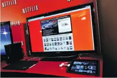  ?? GARETH CATTERMOLE/GETTY IMAGES FOR NETFLIX ?? Some groups want video streaming services like Netflix to help fund Canadian content.