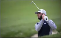  ?? NICK WASS — THE ASSOCIATED PRESS ?? Max Homa shot a 2-under 68 in Sunday’s final round to win the Wells Fargo Championsh­ip in Potomac, Md. for his fourth career PGA Tour title.