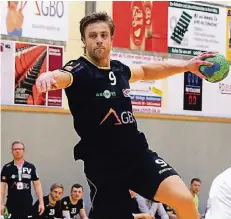  ?? FOTO: UM (ARCHIV) ?? Ob Marius Anger dem Handball-Nordrheinl­igisten TuS 82 Opladen am Wochenende zur Verfügung steht, ist noch offen – er fiel zuletzt krank aus.