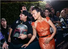  ?? Emma McIntyre/Getty Images ?? Ming-Na Wen attends the premiere of "The Mandaloria­n" at the El Capitan Theatre in Los Angeles in November 2019.