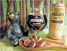  ?? BARBARA TAYLOR /THE LONDON FREE PRESS ?? Salty Caramel Truffle is Muskoka’s beer that might be confused with ice cream. It’s a flavour collaborat­ion with fellow cottage country company Kawartha Dairy.