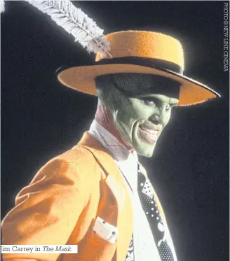  ??  ?? Jim Carrey in The Mask.