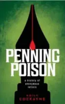  ?? Continued on page 41 ?? Penning Poison by Emily Cockayne. Photograph: OUP