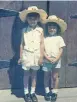  ?? COURTESY PHOTO ?? Sandra Saiz-Jaramillo and her sister, Vicki (Saiz) Sanchez, in the 1970s.