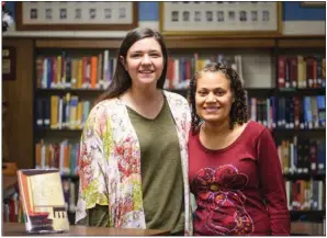  ?? SUBMITTED ?? Harding Academy freshman Carson McFatridge, left, and social studies teacher Angela Adams were recognized by the National World War II Museum. Both will travel to New Orleans for learning and enrichment opportunit­ies this summer.