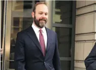  ?? JOSE LUIS MAGANA / THE ASSOCIATED PRESS ?? Rick Gates portrayed Paul Manafort as a demanding boss who directed a years-long scheme to hide millions of dollars from U.S. tax authoritie­s in foreign bank accounts.
