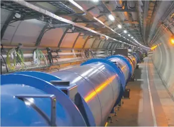  ??  ?? The CERN Large Hadron Collider will be shown in live video streams with discussion­s at the Casino Maltese in Repubic Street