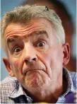  ??  ?? ‘No more cancellati­ons’: CEO Michael O’Leary