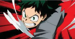  ?? Funimation Entertainm­ent photos ?? Stills from “My Hero Academia.”