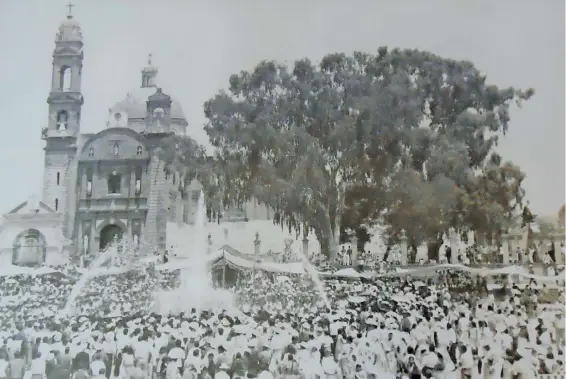  ?? /CORTESÍA: ELPIDIO MORALES MORENO ?? El parque de Zacatelco cumplió 55 años de su inauguraci­ón