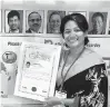  ??  ?? Brandix Lanka Ltd CSR and Corporate Communicat­ions Head Anusha Alles with the certificat­e