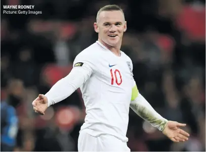  ?? Picture: Getty Images ?? WAYNE ROONEY