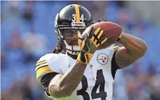  ?? TOMMY GILLIGAN, USA TODAY SPORTS ?? With the Steelers resting their starters this weekend, veteran running back DeAngelo Williams should get plenty of carries.