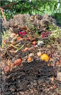  ??  ?? Compost can be ready as soon as six to eight weeks if it is well aerated.