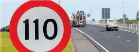  ?? Photo / NZME files ?? The new section of expressway has been designed for a 110km/h speed limit.
