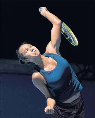  ?? TPN VIA GETTY IMAGES ?? Leylah Fernandez is seeded in a Grand Slam for the first time, No. 23 at the Australian Open.