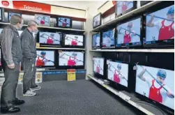  ??  ?? Cheaper than ever: The big TV picture shows even lower prices for Kiwi consumers. Photo: Fairfax NZ
