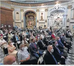  ?? MIGUEL GÓMEZ ?? Parte del público asistente al alcto en la tarde de ayer en el Oratorio.