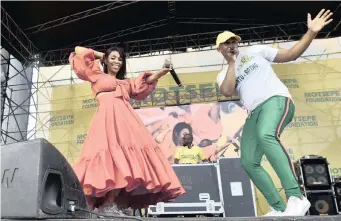  ??  ?? MAFIKIZOLO was one of the top acts which performed at the Motsepe Foundation concert at Moretele Park in Mamelodi, Tshwane, on Sunday. | African News Agency (ANA)