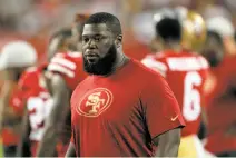  ?? Carlos Avila Gonzalez / The Chronicle ?? The 49ers are right guard Jonathan Cooper’s fifth team in 29 months — and he plans on sticking around.