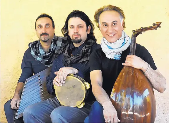  ??  ?? The Rahim AlHaj Trio will perform in Corrales today.