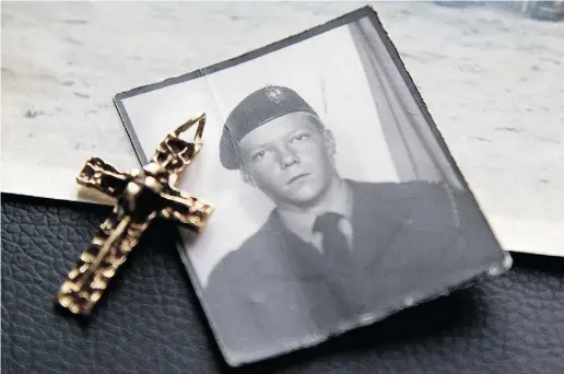  ?? HandOut Photo / Ottawa Citizen ?? Michel Juneau-Katsuya, pictured here as a 14-year-old army cadet, was training in July 1974 at Valcartier, Que., when a hand grenade accidental­ly exploded, killing six cadets. A report was released on Tuesday, 41 years after the accident.