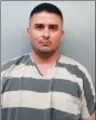  ?? PHOTO BY WEBB COUNTY SHERIFF’S OFFICE VIA AP ?? David Ortiz, a U.S. Border Patrol supervisor who was jailed Sunday, Sept. 16on a $2.5 million bond in Texas, is accused in the killing of at least four women.