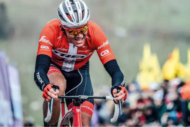  ??  ?? Pedersen’s breakthrou­gh came when he was runnerup in the 2018 Tour of Flanders