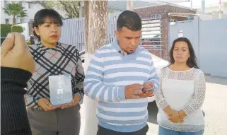  ?? CORTESÍA/EL SOL DE IRAPUATO ?? Familiares claman por justicia.