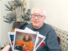  ??  ?? Tour guide Gord Johnson has taken tourists around Moose Jaw for more than 20 years and has met many interestin­g people, such as astronauts Julie Payette and Chris Hadfield, and Prince Edward. The pandemic has forced him to halt his business for now. File photo