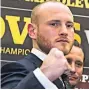  ??  ?? CONFIDENT MOOD: ‘Saint’ George Groves