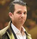  ?? —AP ?? Donald Trump Jr., an avid hunter, is under fire for plans to hunt prairie dogs during a visit to Montana.