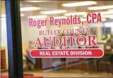  ??  ?? Butler County Auditor Roger Reynolds is hoping he can adjust the 2020 property value reassessme­nt so taxpayers don’t see large increases during the coronaviru­s pandemic.