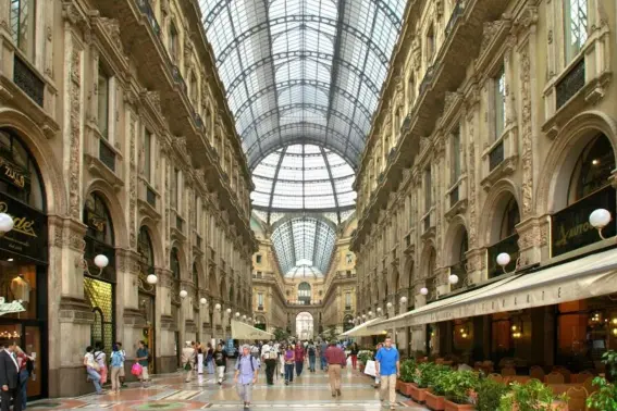  ??  ?? Fabric of the city: host to one of the most important fashion weeks and home to every historic Italian fashion house, it’s no mystery why Milan is a shopper’s paradise