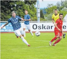  ?? ARCHIVFOTO: HOTH ?? Für den VfB Friedrichs­hafen geht es am Sonntag gegen den Aufsteiger aus Bad Schussenri­ed.