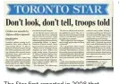  ??  ?? The Star first reported in 2008 that Canadian soldiers witnessed child sex abuse committed by Afghan allies.