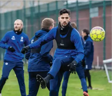  ??  ?? – Konkurrenc­en er hård, men jeg tror på mig selv og er sikker på, at jeg kan spille godt for FC København, siger Kenan Kodro.