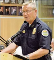  ?? FILE PHOTO ?? JEFFERY CAVENDER IS OUT AS SOMERTON’S POLICE CHIEF, FOLLOWING the city council’s decision not to renew his contract.