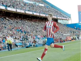  ??  ?? Fernando Torres, estelar del Atlético de Madrid.