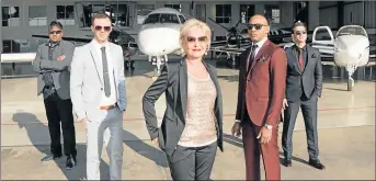  ??  ?? ON THE MONEY: Vinny Lingham, Marnus Broodryk, Dawn Nathan-Jones, Romeo Kumalo and Gil Oved struck 17 partnershi­ps in the course of ‘Shark Tank SA’, the last episode of which aired on Sunday