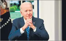  ?? AFP PHOTO ?? The Biden administra­tion’s Build Back Better legislatio­n, a $1.7-trillion transforma­tion of the US welfare system, failed to garner the needed Senate votes in December.