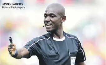  ?? Picture: Backpagepi­x ?? JOSEPH LAMPTEY