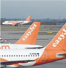  ?? ?? Easyjet airline has hit out at travel plans