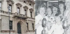  ??  ?? The Garrick Club was never as progressiv­e as the Pallion Club, so Bobby Kerr knew which one he preferred.