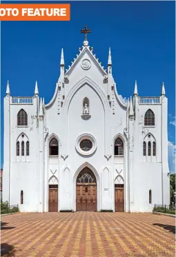  ??  ?? Founded by Jesuits in 1570, St. Andrews Church is a prominent landmark of Vasco da Gama, Goa. Its current neo-gothic looks may be attributed to multiple renovation­s necessitat­ed by demolition by aggressors and elements.