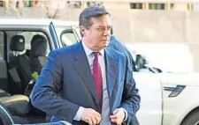  ??  ?? Paul Manafort, quien fue jefe de campaña de Donald Trump, es investigad­o por el fiscal especial Robert Mueller en el caso de la presunta injerencia rusa.