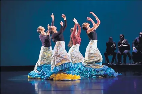  ?? COURTESY OF PAT BERRETT ?? Students can earn bachelor’s and master’s degrees in fine arts with a concentrat­ion in flamenco at the University of New Mexico.