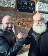  ??  ?? Sfidanti Sebastiano Ridolfi e Francesco Gambale